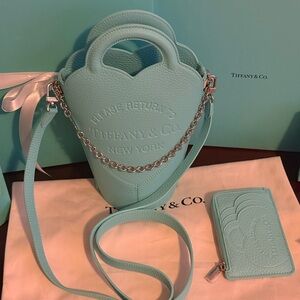 Tiffany & Co. Tiffany blue Leather Bag Set